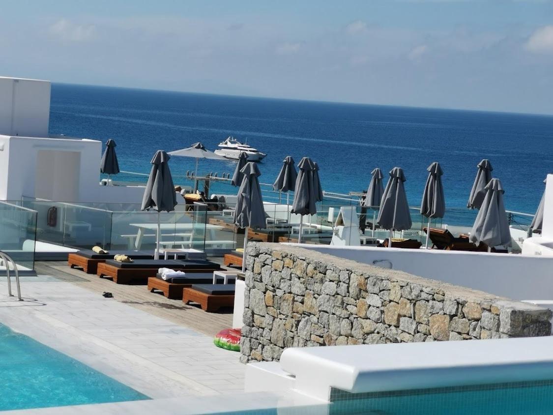 The George Hotel Mykonos Platísz Jalósz Kültér fotó