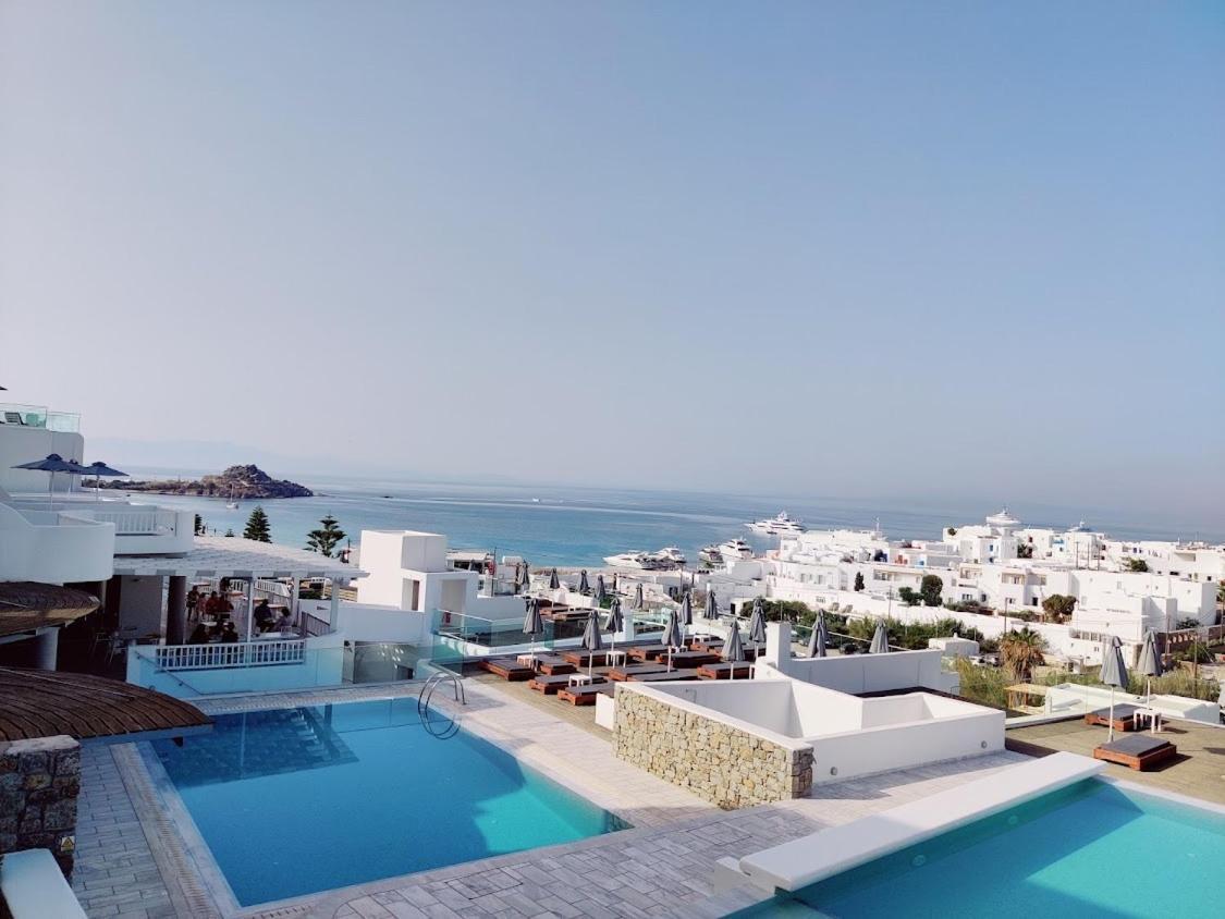 The George Hotel Mykonos Platísz Jalósz Kültér fotó