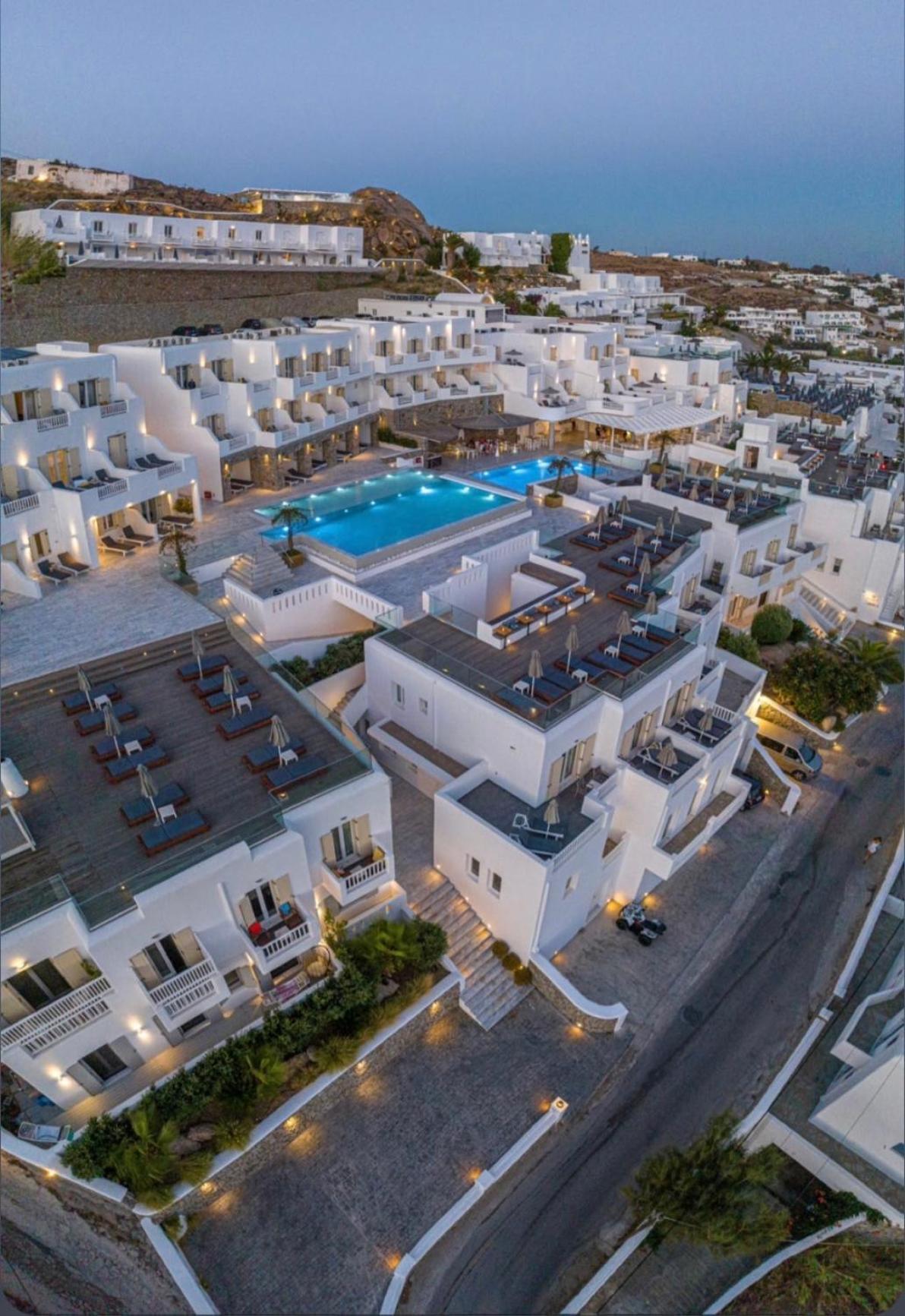The George Hotel Mykonos Platísz Jalósz Kültér fotó