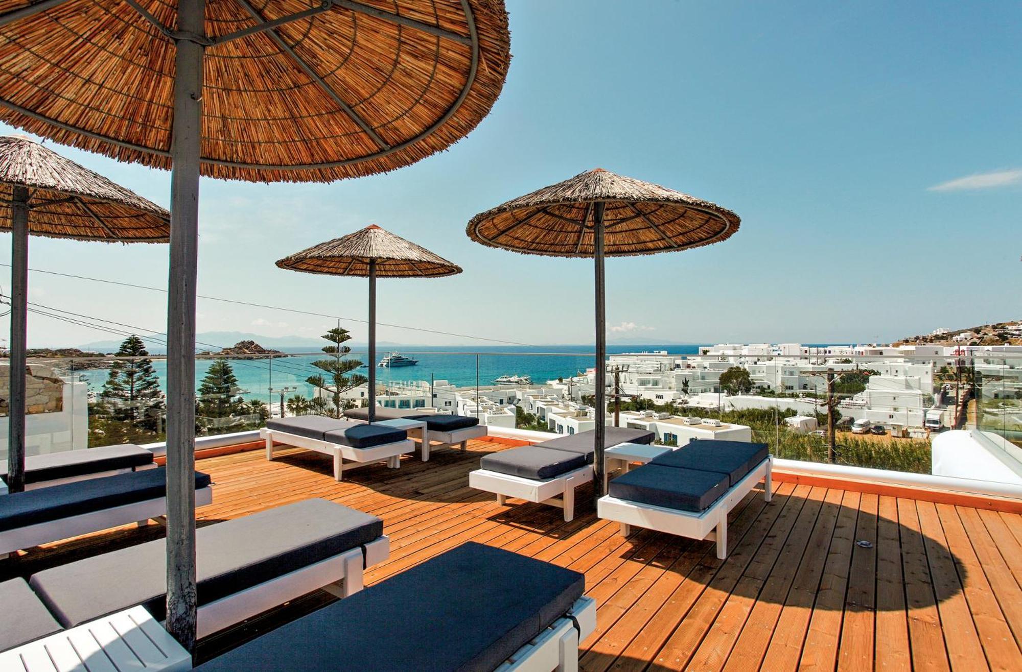 The George Hotel Mykonos Platísz Jalósz Kültér fotó
