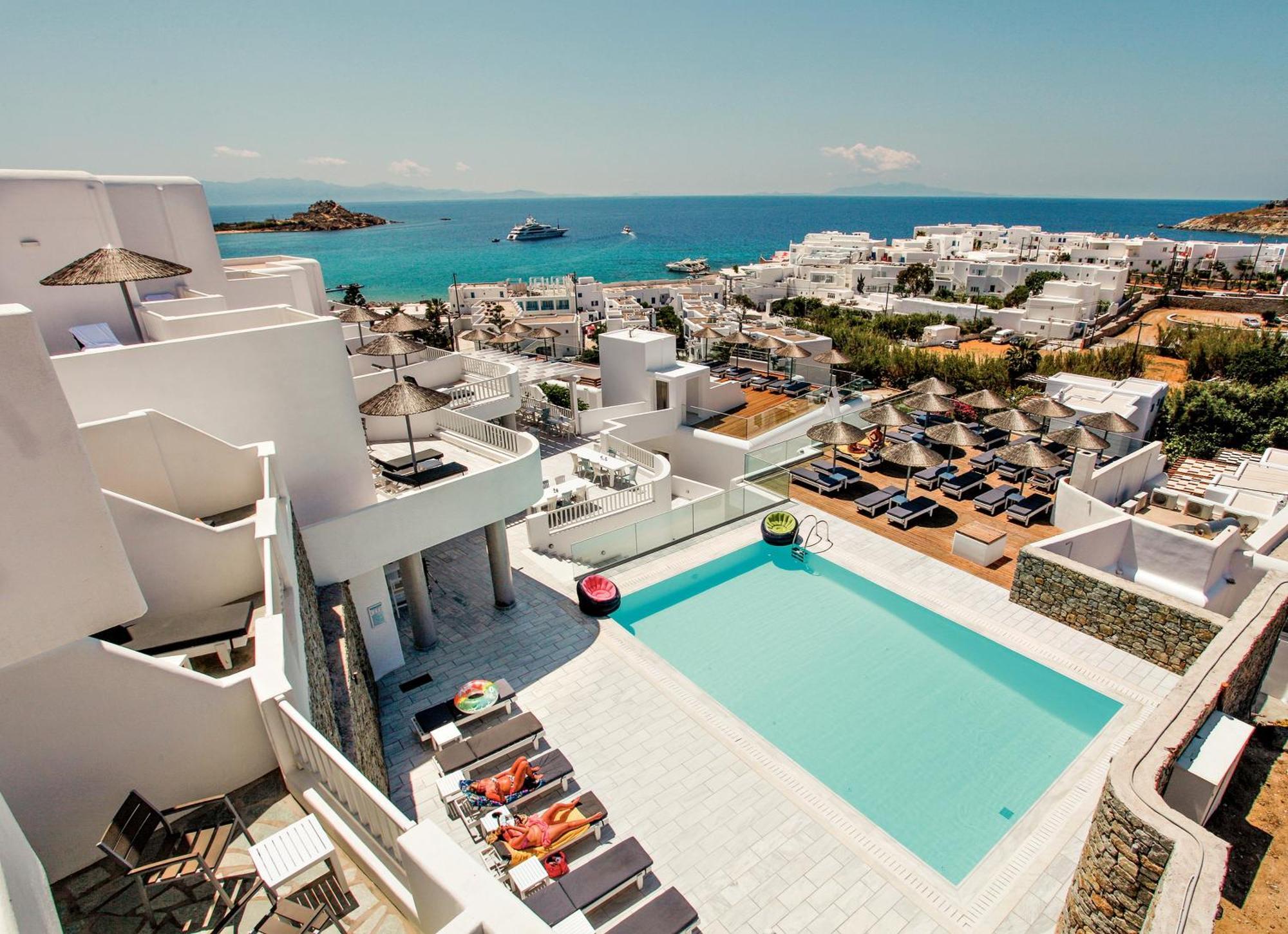 The George Hotel Mykonos Platísz Jalósz Kültér fotó